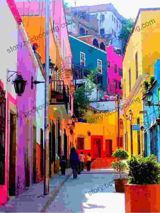 A Colorful Street Scene In San Miguel De Allende, Mexico My Sketchbook Of San Miguel De Allende