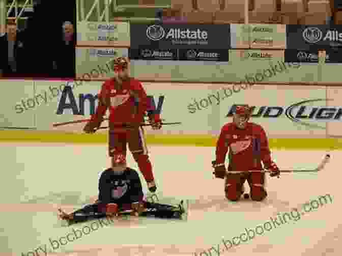 A Detroit Red Wings Player Making A Skillful Move On The Ice The Good The Bad The Ugly: Detroit Red Wings: Heart Pounding Jaw Dropping And Gut Wrenching Moments From Detroit Red Wings History