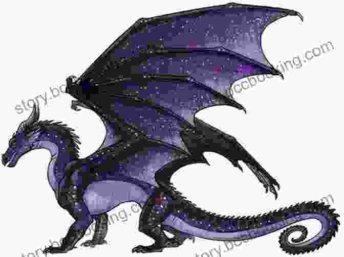A NightWing Dragon, Known For Its Dark Scales And Prophetic Abilities The Brightest Night (Wings Of Fire #5)