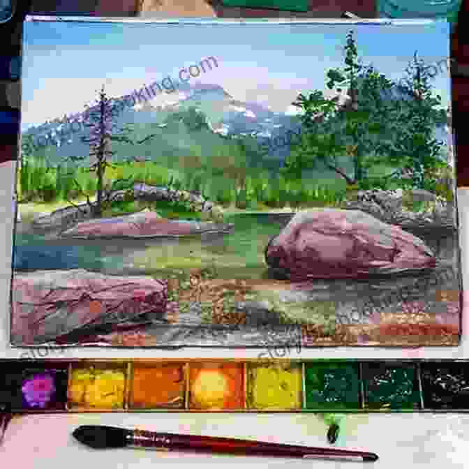 A Person Painting With Watercolors In A Serene Setting Watercolor For The Soul: Simple Painting Projects For Beginners To Calm Soothe And Inspire