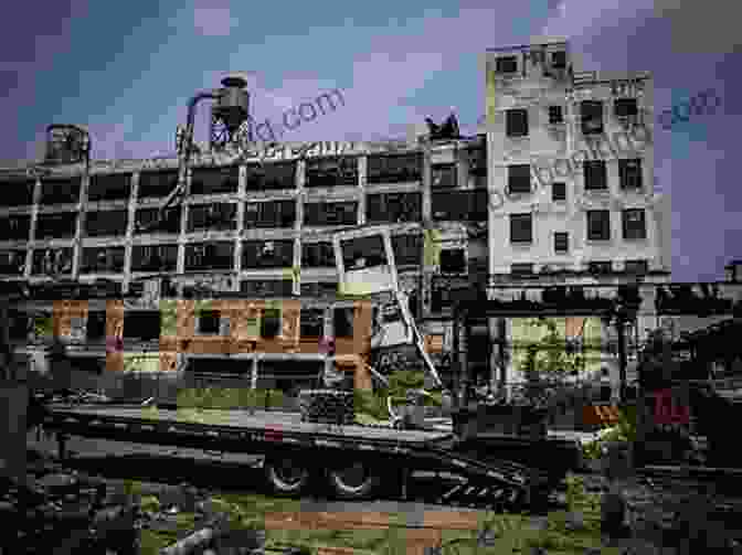 A Photo Of An Abandoned Factory With The Detroit Skyline In The Background, Symbolizing The Decline Of The Auto Industry. Overhaul: An Insider S Account Of The Obama Administration S Emergency Rescue Of The Auto Industry