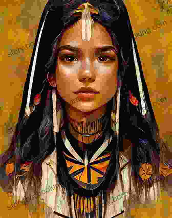 A Portrait Of Sacagawea, A Native American Woman With Long, Dark Hair And A Beaded Dress. Sacagawea (Carter G Woodson Award (Awards))