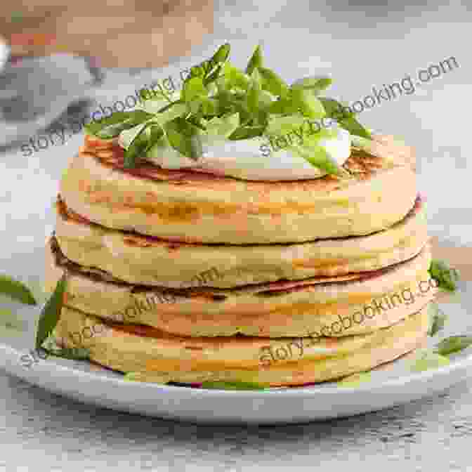A Stack Of Savory Pancakes Filled With Cheese, Bacon, And Spinach The Big Pancake Cookbook: Creative Pancakes That Are Perfect For Every Day