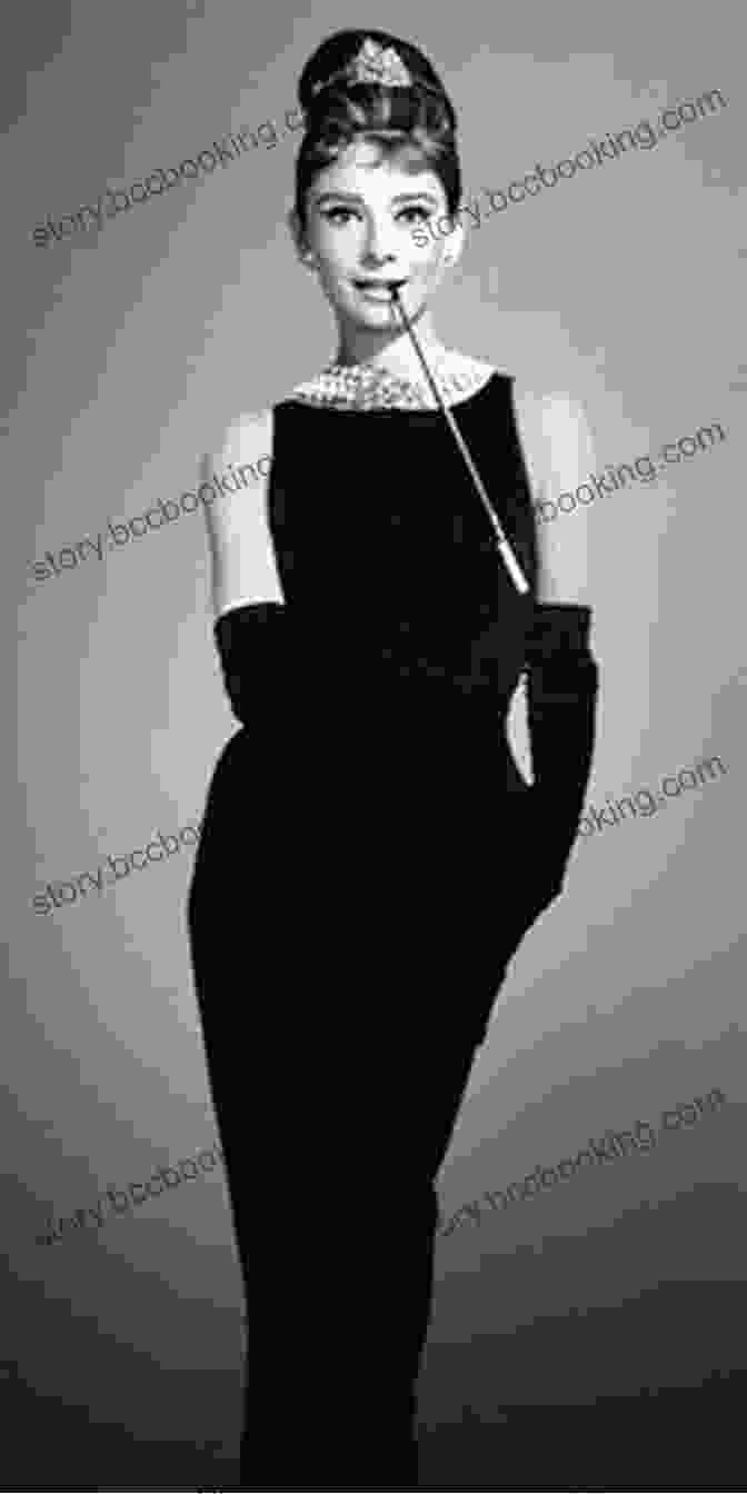Audrey Hepburn In A Stunning Black Dress, Epitomizing Elegance And Grace Just Being Audrey Margaret Cardillo