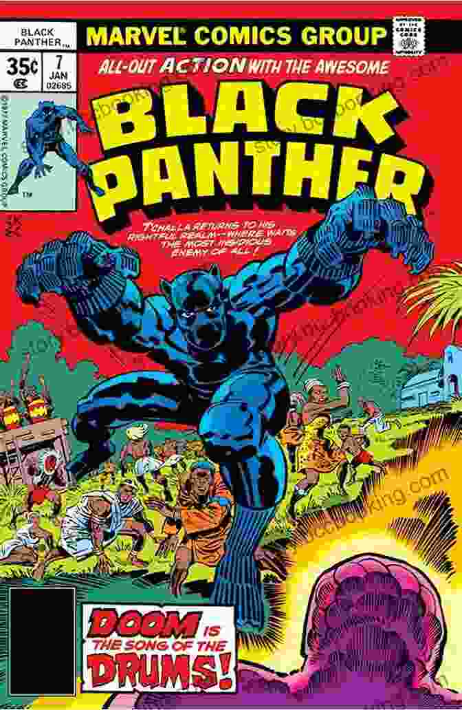 Black Panther Comic Book Cover From 1977 Black Panther (1977 1979) #10 Lisa Shea