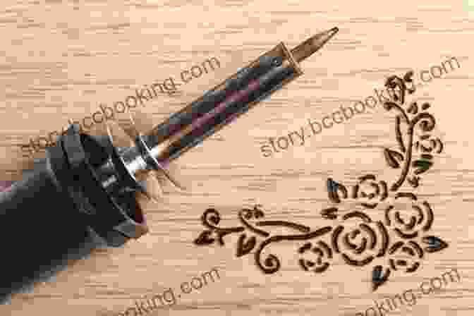 Close Up Of A Pyrography Pen And Wooden Surface Pyrography Woody Burning: Techniques And Exercises For Beginners