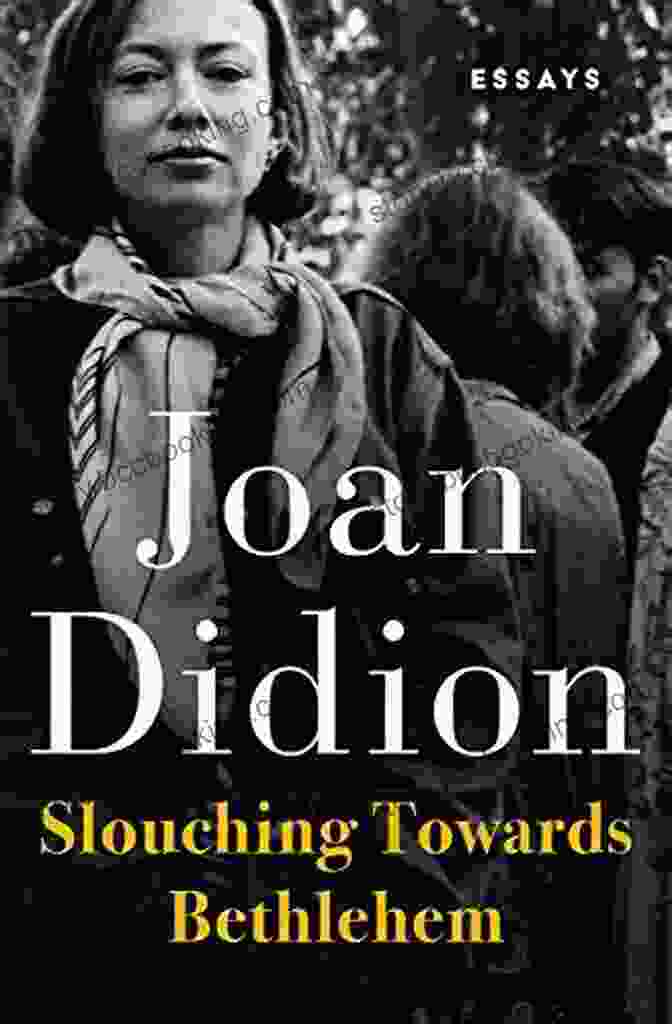 Cover Of Joan Didion's 'Slouching Towards Bethlehem' Book Featuring A Blurred Photo Of A Highway And A Woman's Face Collected Essays: Slouching Towards Bethlehem The White Album And After Henry