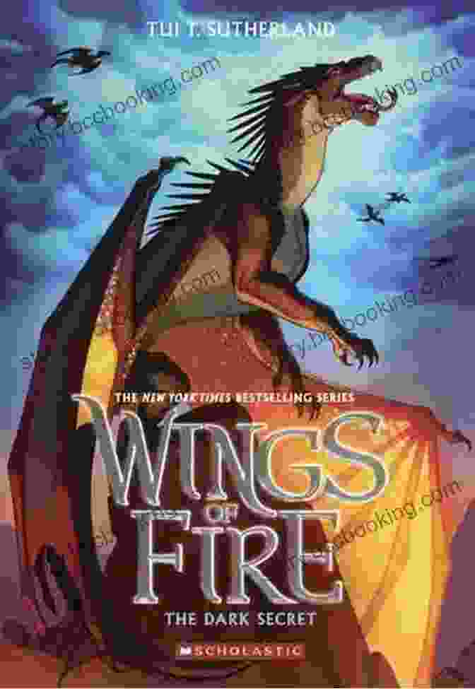 Cover Of Wings Of Fire: The Dark Secret By Tui T. Sutherland Wings Of Fire Four: The Dark Secret