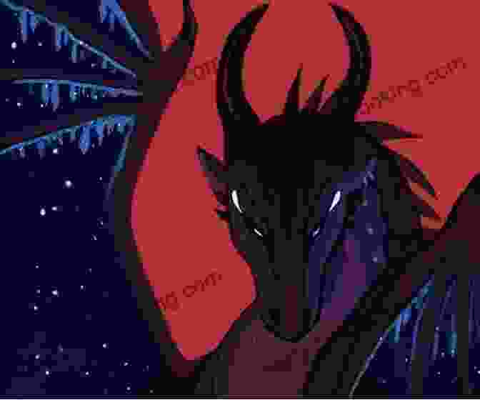 Darkstalker, A Brooding And Mysterious Dragon With Shimmering Scales And Glowing Eyes Darkstalker (Wings Of Fire: Legends)