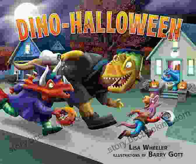 Dino Holidays Book Cover Depicting Dinosaurs Enjoying Various Holiday Activities Such As Trick Or Treating And Ice Skating Dino Easter (Dino Holidays) Lisa Wheeler