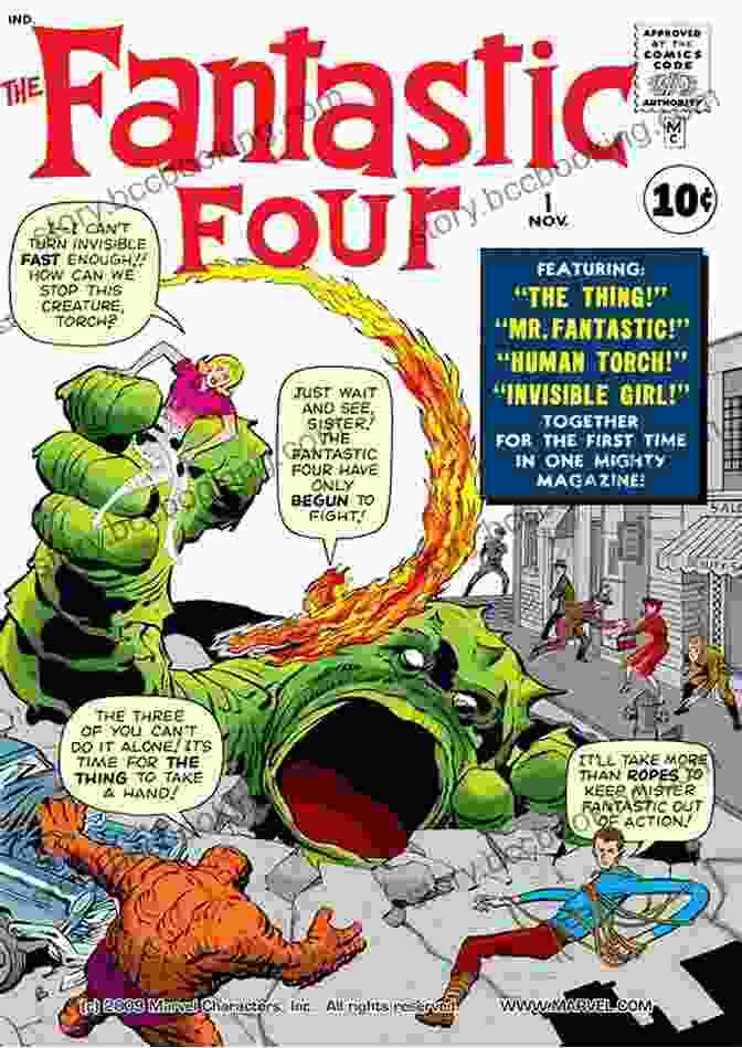 Fantastic Four Issue #1 Cover From 1961 Featuring The Iconic Quartet: Mr. Fantastic, Invisible Woman, The Human Torch, And The Thing Fantastic Four (1961 1998) #175 (Fantastic Four (1961 1996))