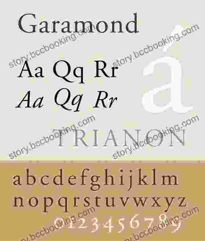 Garamond Typeface With Intricate Details And Elegant Curves The Anatomy Of Type: A Graphic Guide To 100 Typefaces