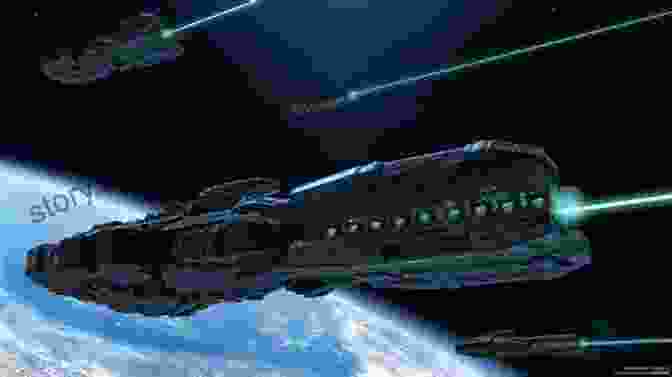 Intense Space Battle With Spaceships And Laser Beams Destiny Rising A Hard Military Space Opera Epic: The Intrepid Saga 1 2
