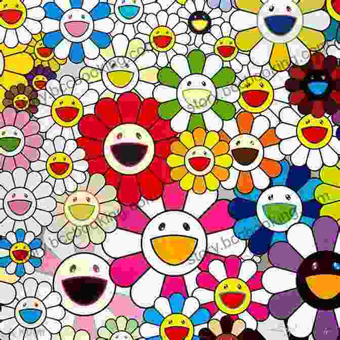 Kawaii Art By Takashi Murakami Featuring Colorful Flowers And Playful Characters The Super Cute Of Kawaii