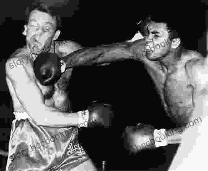 Lucky Thompson In The Boxing Ring, Facing His Opponent Agunwa The Lion Lucky Thompson