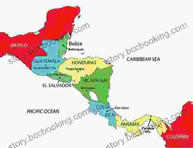 Map Of Central America The Great Bridge Of Countries CENTRAL AMERICA (Learning Is Awesome Kids 9)