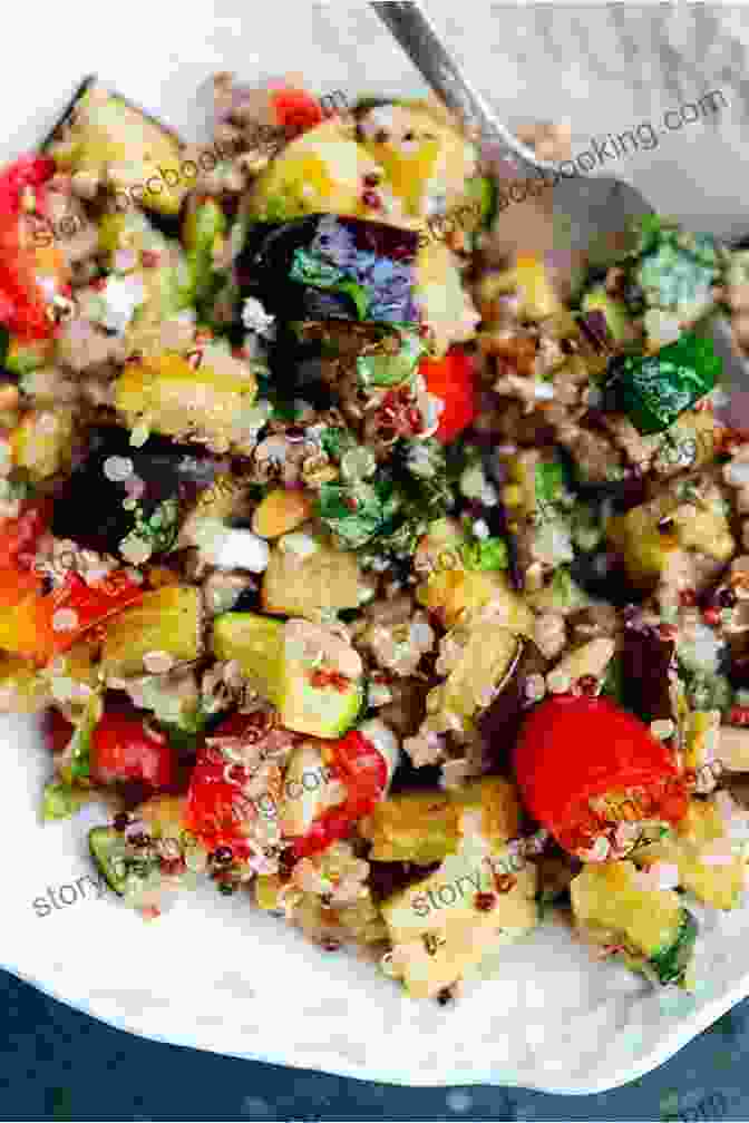 Quinoa Salad With Roasted Vegetables Dash Diet Cookbook For Beginners: 365 Days Of Easy Breezy Recipes To Help Prevent The Onset Of Hypertension Grab A Healthy Low Sodium Habit To Enhance Heart Wellness 28 Day Meal Plan