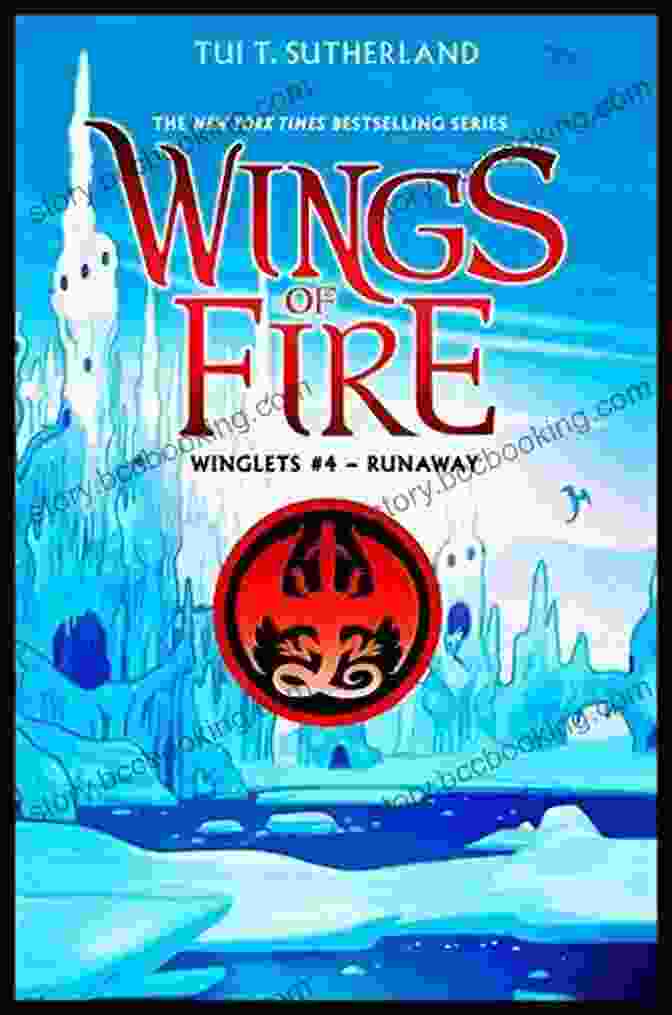 Runaway Wings Of Fire Winglets Book Cover Featuring A Dragon Flying Through A Fiery Sky Runaway (Wings Of Fire: Winglets 4)
