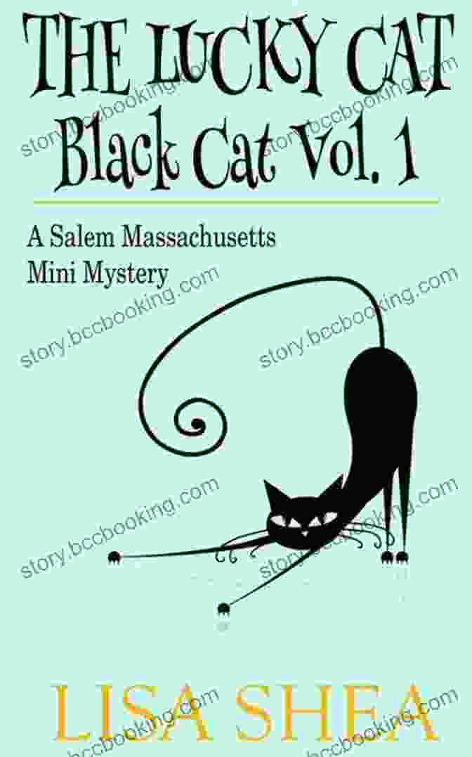 The Couple Black Cat Vol 15 Salem Massachusetts Mini Mystery Book Cover Featuring A Black Cat And A Couple In Front Of A Haunted House The Couple Black Cat Vol 15 A Salem Massachusetts Mini Mystery