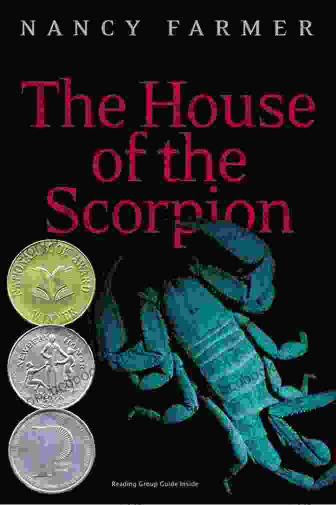 The House Of The Scorpion Book Cover Featuring A Silhouette Of A Scorpion Against A Vibrant Sunset Sky The House Of The Scorpion