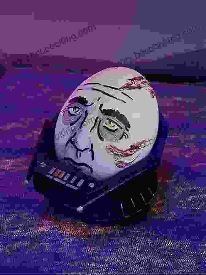 The Rotten Easter Egg Johnson Book Cover – A Mysterious Figure Emerging From A Cracked Easter Egg, Shrouded In An Aura Of Enigma. The Rotten Easter Egg M D Johnson