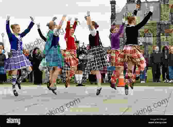 Traditional Highland Dancers Perform Against The Backdrop Of An Ancient Castle A Season In Dornoch: Golf And Life In The Scottish Highlands