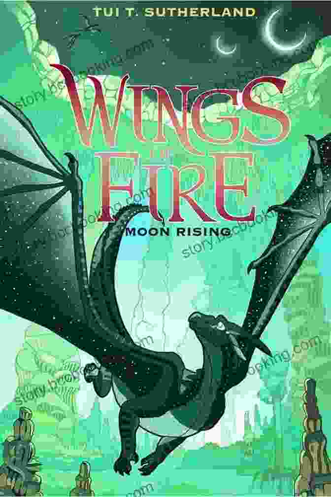 Wings Of Fire Six Moon Rising Book Cover | Epic Fantasy Novel | Thrilling Adventure Wings Of Fire Six: Moon Rising