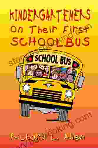 Kindergarteners On Their First School Bus
