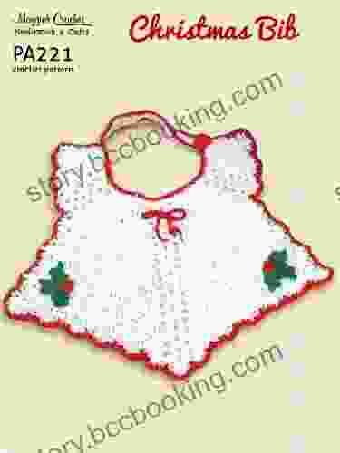 Crochet Pattern Christmas Bib PA221 R